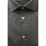 Baldinini Trend Gray Cotton Men Shirt
