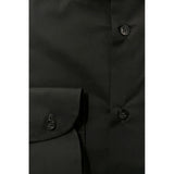 Baldinini Trend Black Cotton Men's Shirt