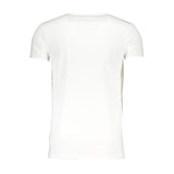 Cavalli Class Bianco Cotton Men T-Shirt