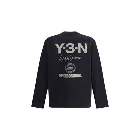 Y-3 Black Cotton Longsleeve Shirt