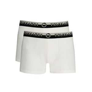 Trussardi White Cotton Men's Boxer Brief