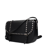 Valentino Garavani Black Leather Crossbody Bag