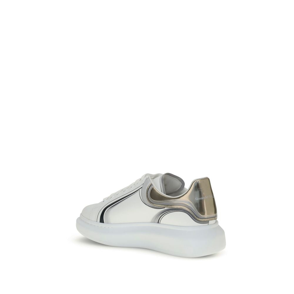Alexander McQueen White Rubber Platform Sneakers
