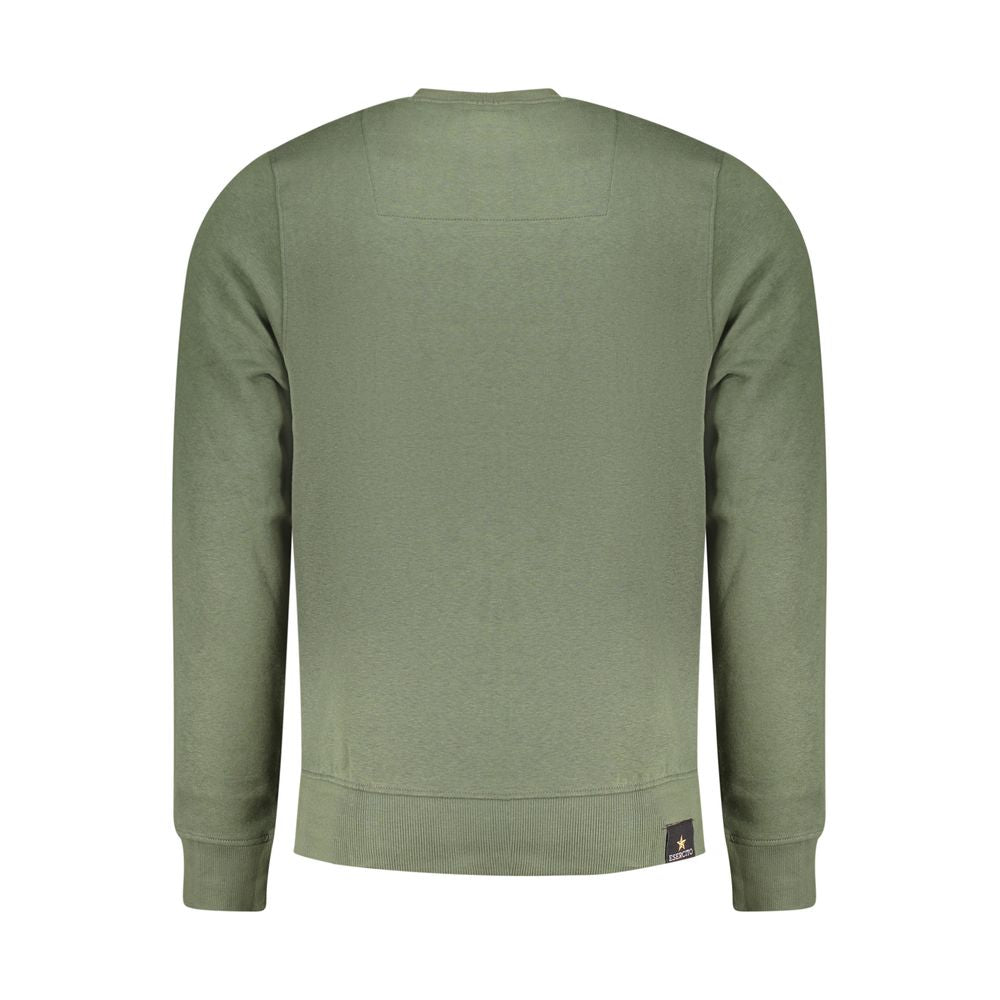 Accademia Militare Verde Cotton Men Sweatshirt