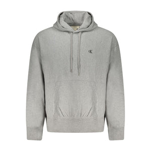 Calvin Klein Gray Cotton Men Sweatshirt