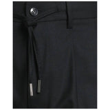 Herno Black Elastane Casual Pants