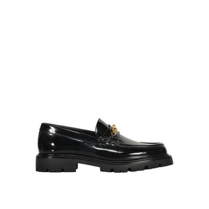 Celine Black Calfskin Slip-On Loafers