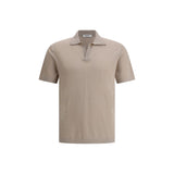 Cruna Beige Cotton Polo Shirt