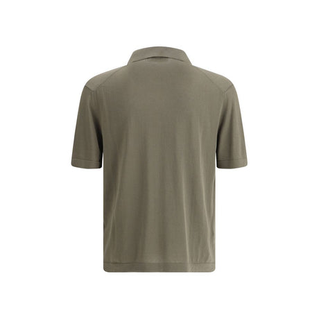 Cruna Green Cotton Polo Shirt
