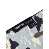 Tom Ford Gray Silk Pocket Square