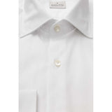 Bagutta White Cotton Dress Shirt