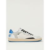 Crime London White Leather Low Top Sneakers