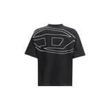 Diesel Black Cotton T-Shirt