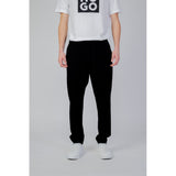 Hugo Boss Black Polyester Casual Pants