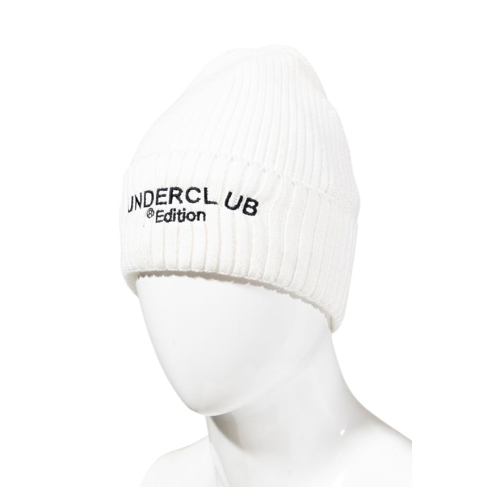 Underclub White Cotton Cap (Baseball Hat)