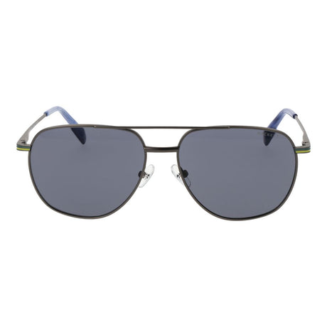 Hackett Gray Metal Sunglasses