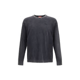 Diesel Gray Cotton Sweatshirt