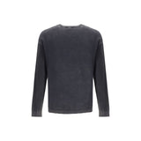 Diesel Gray Cotton Sweatshirt