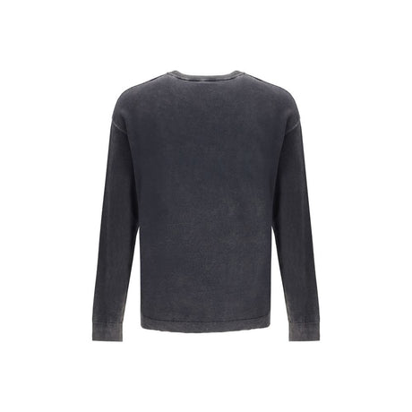 Diesel Gray Cotton Sweatshirt
