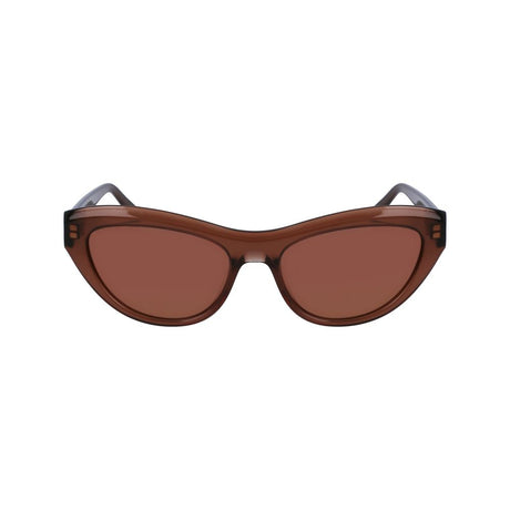 Ferragamo Brown Acetate Sunglasses