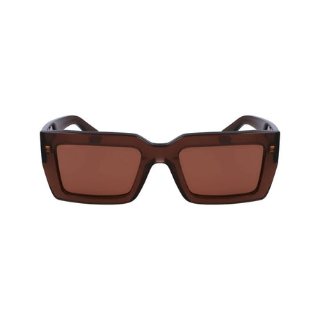 Ferragamo Brown Acetate Sunglasses