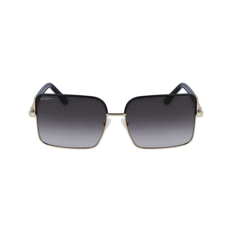 Ferragamo Gold Metal Sunglasses