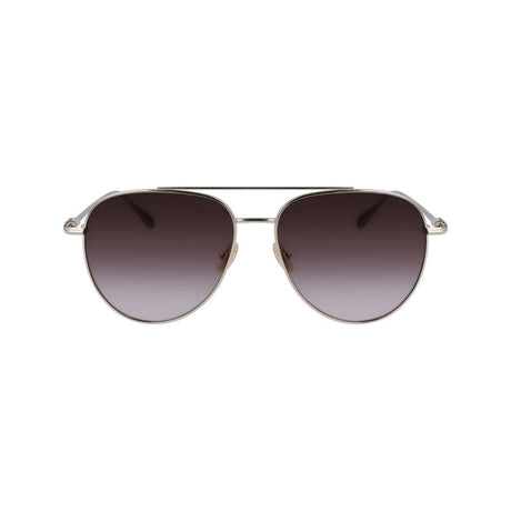Ferragamo Gold Metal Sunglasses