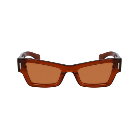 Ferragamo Brown Acetate Sunglasses