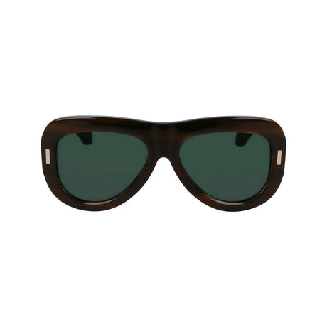 Ferragamo Green Acetate Sunglasses