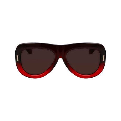 Ferragamo Red Acetate Sunglasses