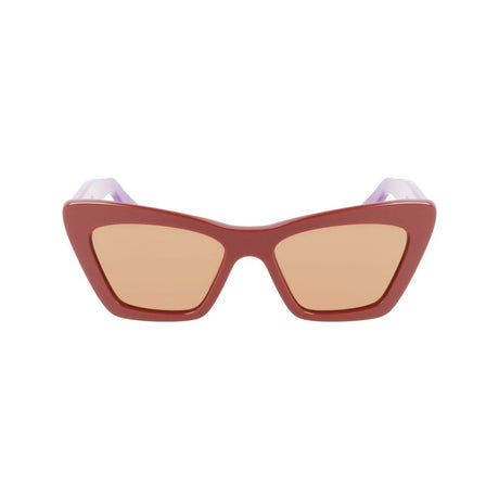 Ferragamo Brown Acetate Sunglasses