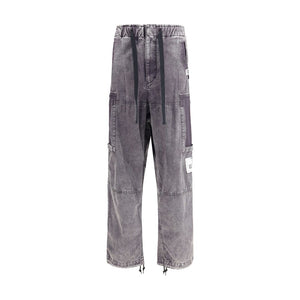 Maison Mihara Yasuhiro Black Cotton Cargo Pants