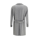 Gi Capri Gray Fleece Wool Coat