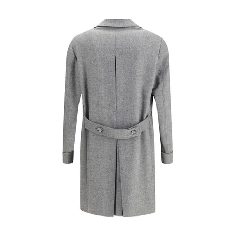 Gi Capri Gray Fleece Wool Coat