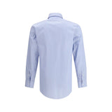 Margiela Blue Cotton Pattern Shirt