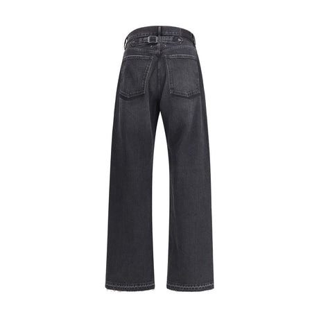 Margiela Black Cotton High-Waisted Jean
