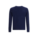 Aragona Cashmere Blue Merino Wool Cashmere Sweater