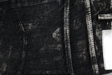 Emporio Armani Black Washed Slim Fit Men Denim Cotton Jeans