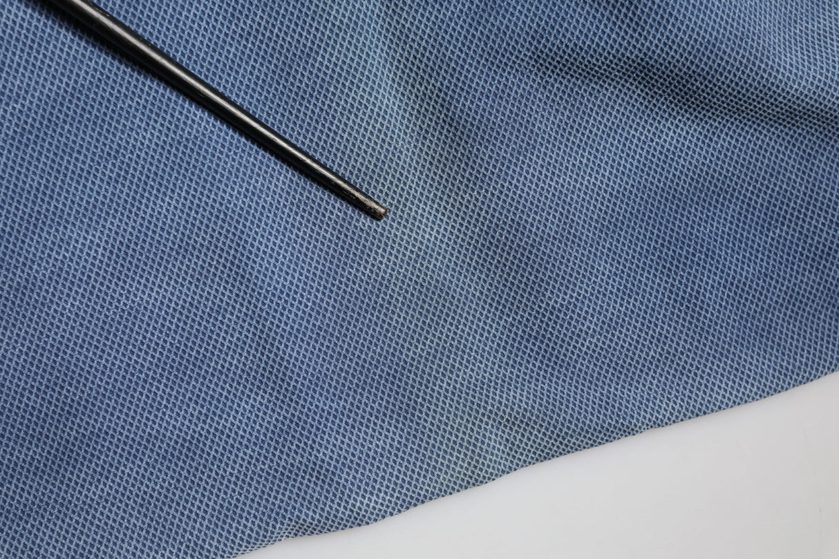 Nine In The Morning Blue Cotton Stretch Men Chino Trouser Pants