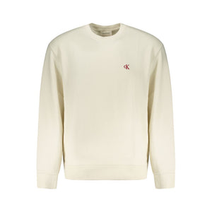 Calvin Klein White Cotton Mens Sweatshirt