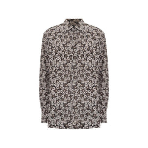 Tom Ford Green Cotton Pattern Shirt