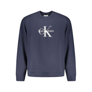 Calvin Klein Blue Cotton Men's Sweatshirt