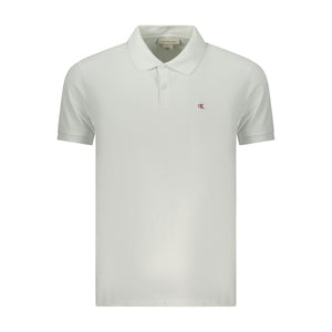 Calvin Klein Bianco Cotton Men Polo