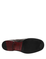 Dolce & Gabbana Black Leather Lace Up Mid Calf Boots Shoes