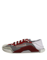 Dolce & Gabbana Multicolor Lace Up Low Top NS1 Sneakers Men Shoes
