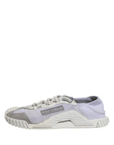 Dolce & Gabbana White Lace Up Low Top NS1 Sneakers Men Shoes