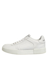Dolce & Gabbana White MIAMI Calf Low Top Men Sneakers  Shoes
