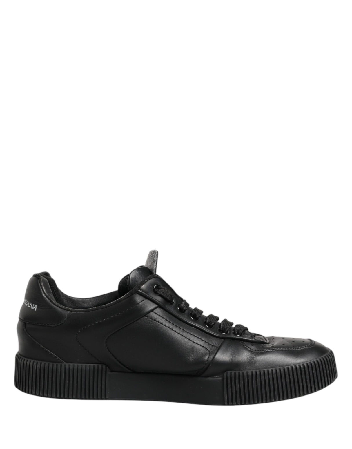Dolce & Gabbana Black MIAMI Calf Low Top Men Sneakers  Shoes