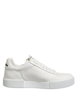 Dolce & Gabbana MIAMI Calf Low Top Men Sneakers  White