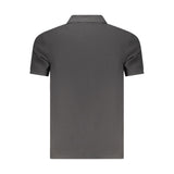 Calvin Klein Black Cotton Men Polo